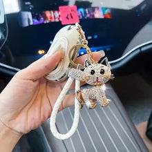 Gatito de Cristal™ – Llavero de Gato con Cristales Brillantes