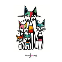 Decoración de Gatos Geométricos