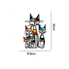 Decoración de Gatos Geométricos