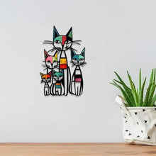 Decoración de Gatos Geométricos