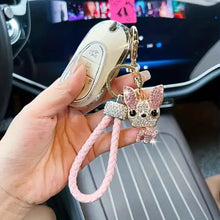 Perrito de Cristal™ – Llavero de Perro con Cristales Brillantes
