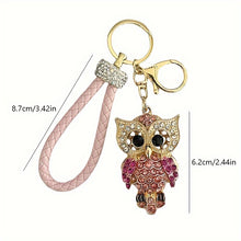 Búho de la Suerte™ – Llavero con Cristales que Atraen Luz y Buena Energía