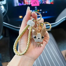 Perrito de Cristal™ – Llavero de Perro con Cristales Brillantes