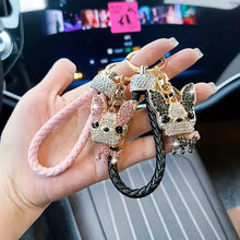 Perrito de Cristal™ – Llavero de Perro con Cristales Brillantes