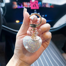 Corazón Brillante™ – Llavero con Cristales Destellantes