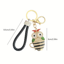 Búho Glam™ – Llavero de Búho con Cristales y Detalle de Taza